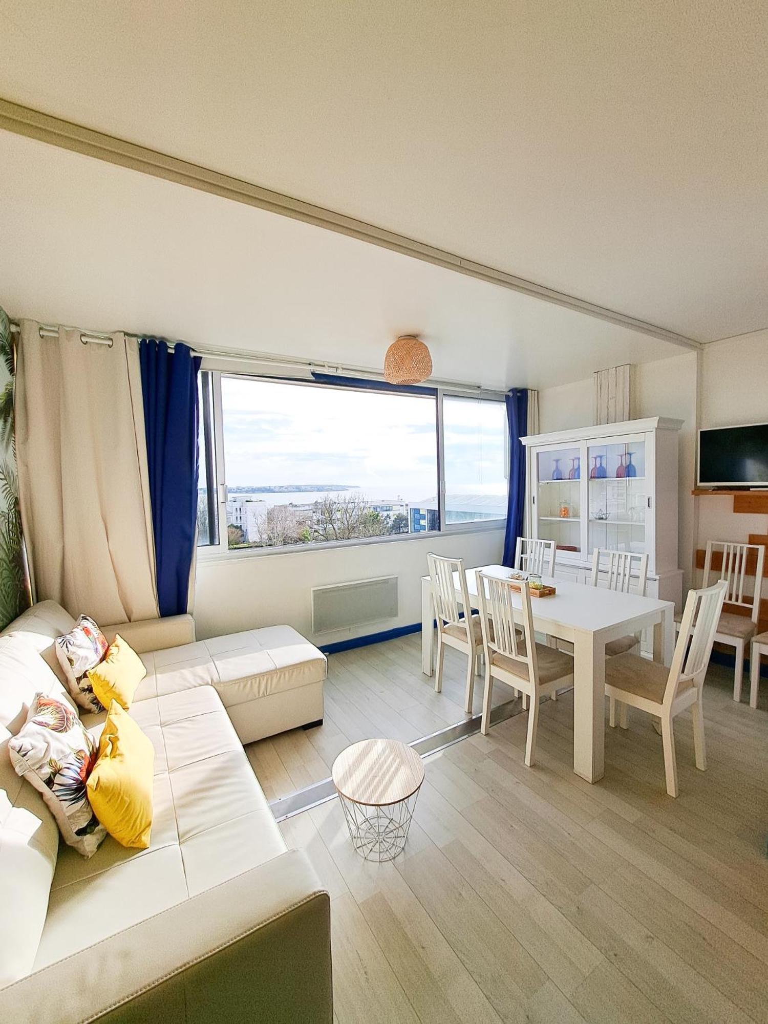 L'Escale - Vue Mer, Plage, Centre Ville, Ideal Pour Couple Ρουαγιάν Εξωτερικό φωτογραφία